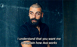 I understand that you want me to explain how Ava works (from Ex Machina)